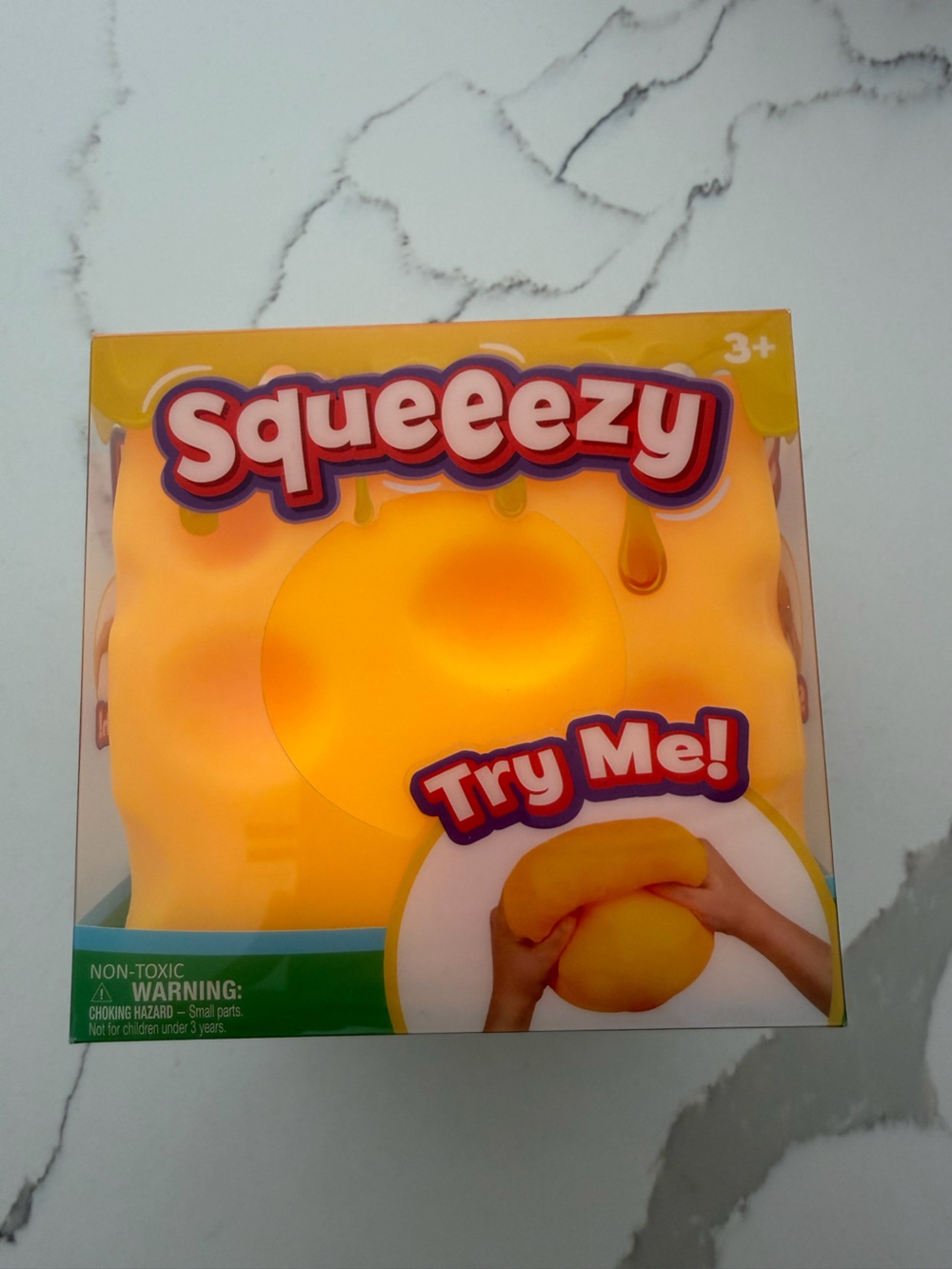 Squeezy Sunny Days Cheese stress toy Viral cheese squeezy Squishy Toy - Picture 2 of 4